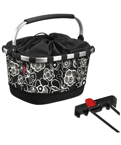 71144753_KLICKfix Carrybag GT für Racktime fleur schwarz