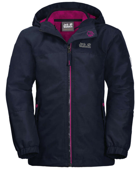 71130466_Jack Wolfskin Iceland 3in1 Jacket Girls midnight blue classic 176