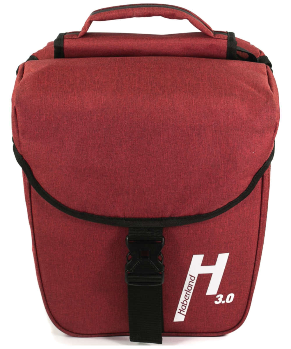 71216838_Haberland Doppeltasche Basic S 3.0 DT9818 Klettbandbefestigung rot