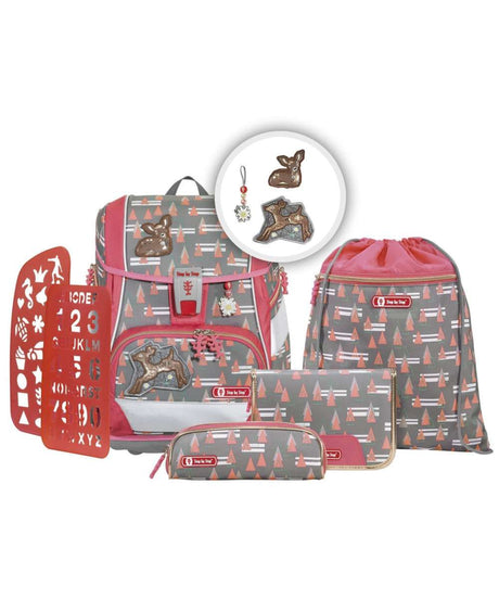 71153620_Step by Step 2IN1 PLUS Schulranzen-Set 6-teilig modern deer