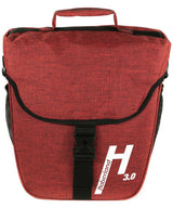 71186636_Haberland Einzeltasche Basic 3.0 EV3421 inkl. KLICKfix Variohaken schwarz/rot