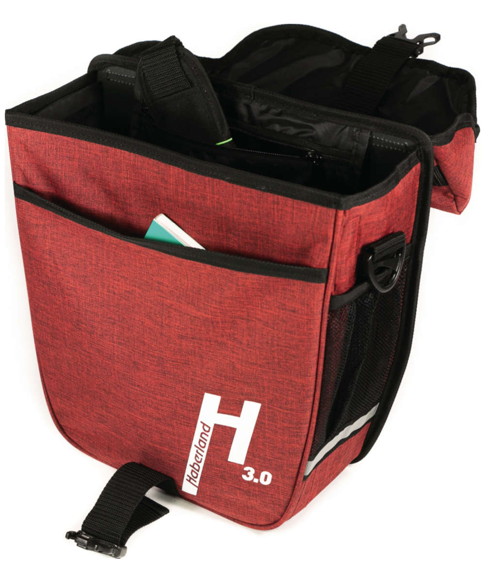 71186635_Haberland Einzeltasche Basic 3.0 EV3421 inkl. KLICKfix Variohaken schwarz