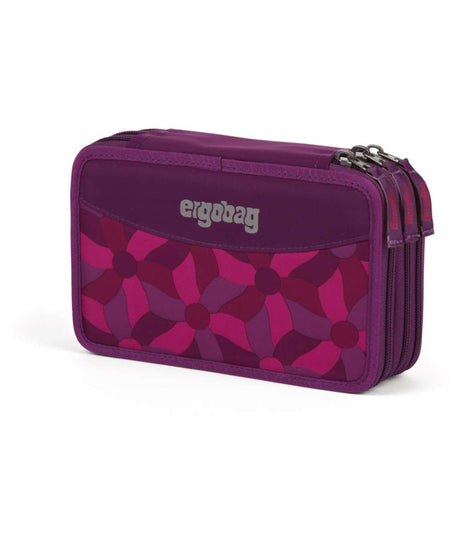 71152151_ergobag Maxi-Mäppchen (40-tlg.) NachtschwärmBär (lila Blumen)