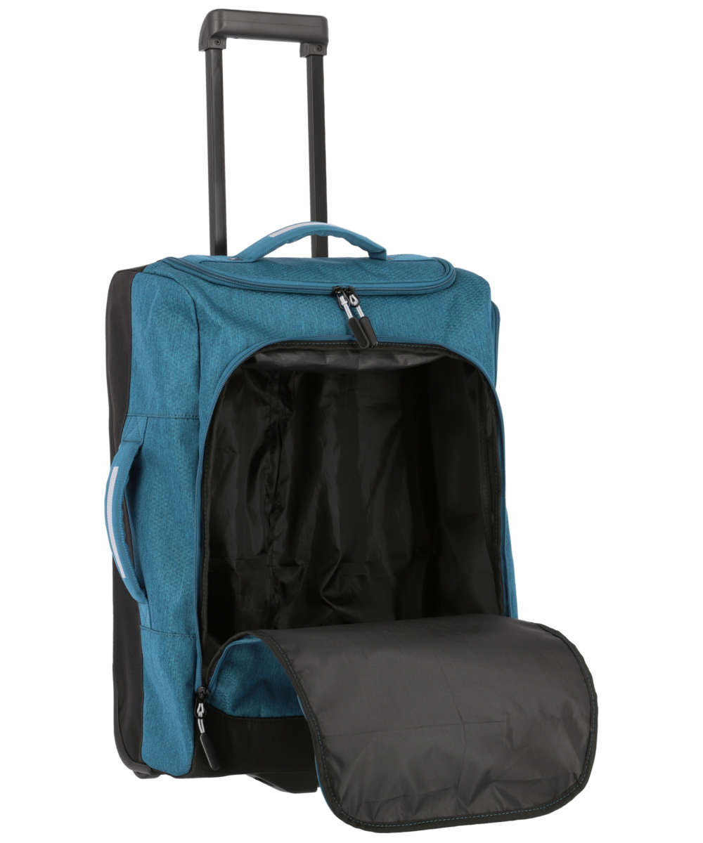 71167281_Travelite Kick Off Trolley Reisetasche S petrol