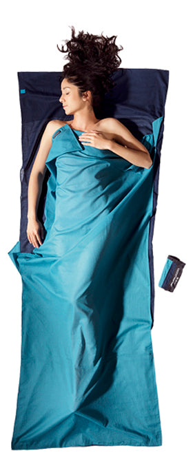 71064061_Cocoon Travel Sheet Ägyptische Baumwolle tuareg/laguna blue