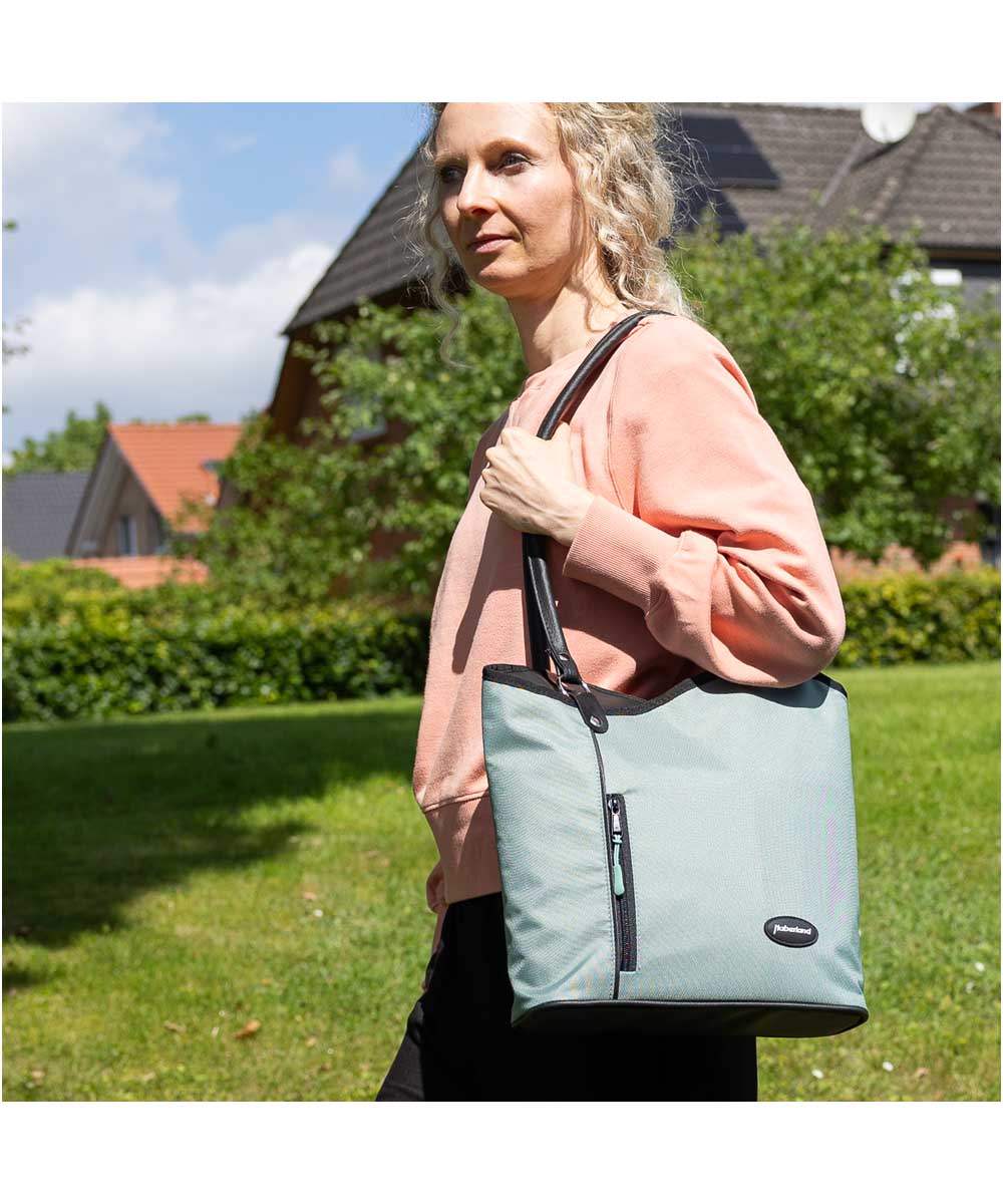 71246044_Haberland Rucksack-Lenkertasche Melanie LKF132X für KLICKfix-Adapter salbei/schwarz