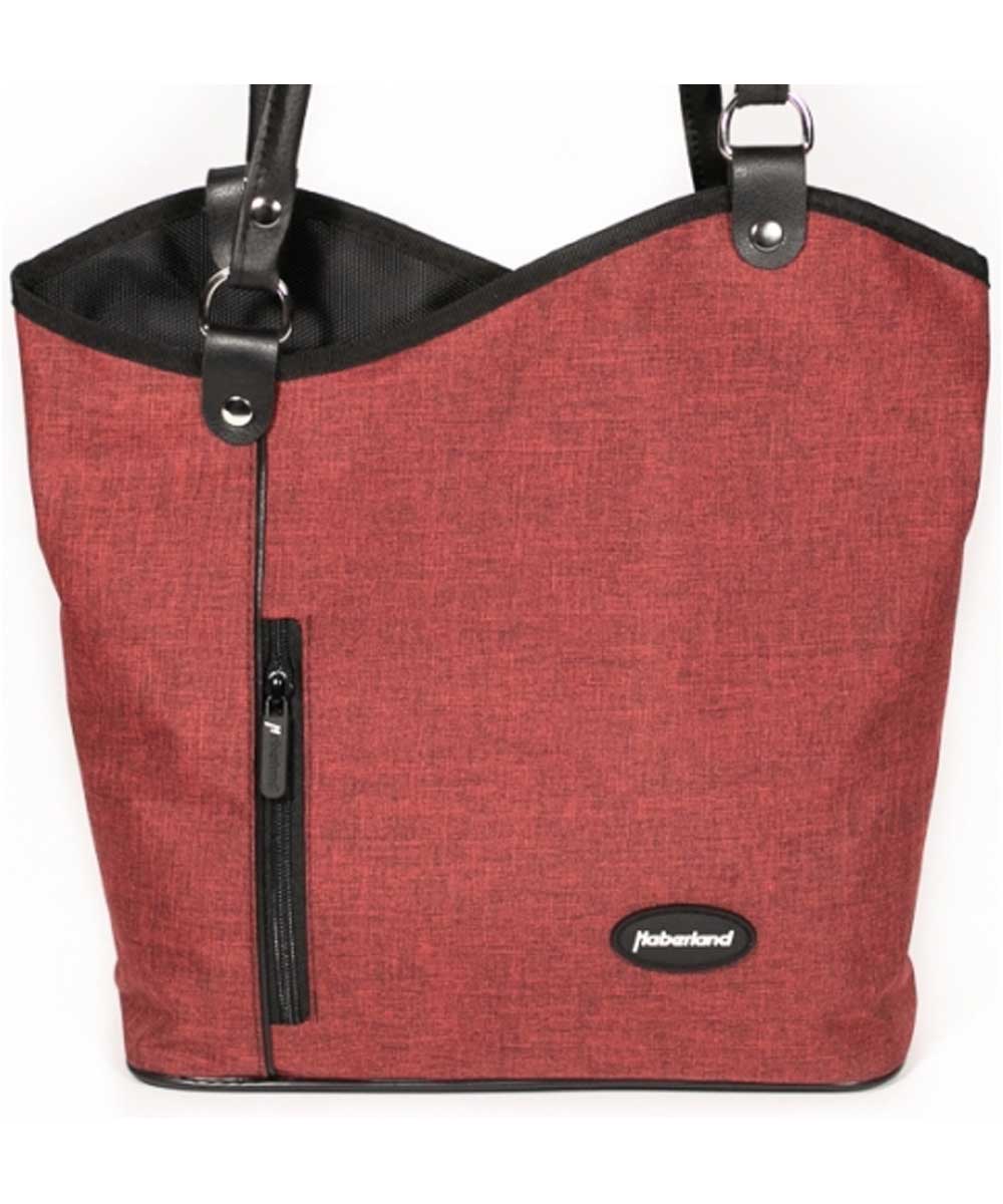 71186798_Haberland Rucksack-Lenkertasche Melanie LKF132X für KLICKfix-Adapter schwarz/rot