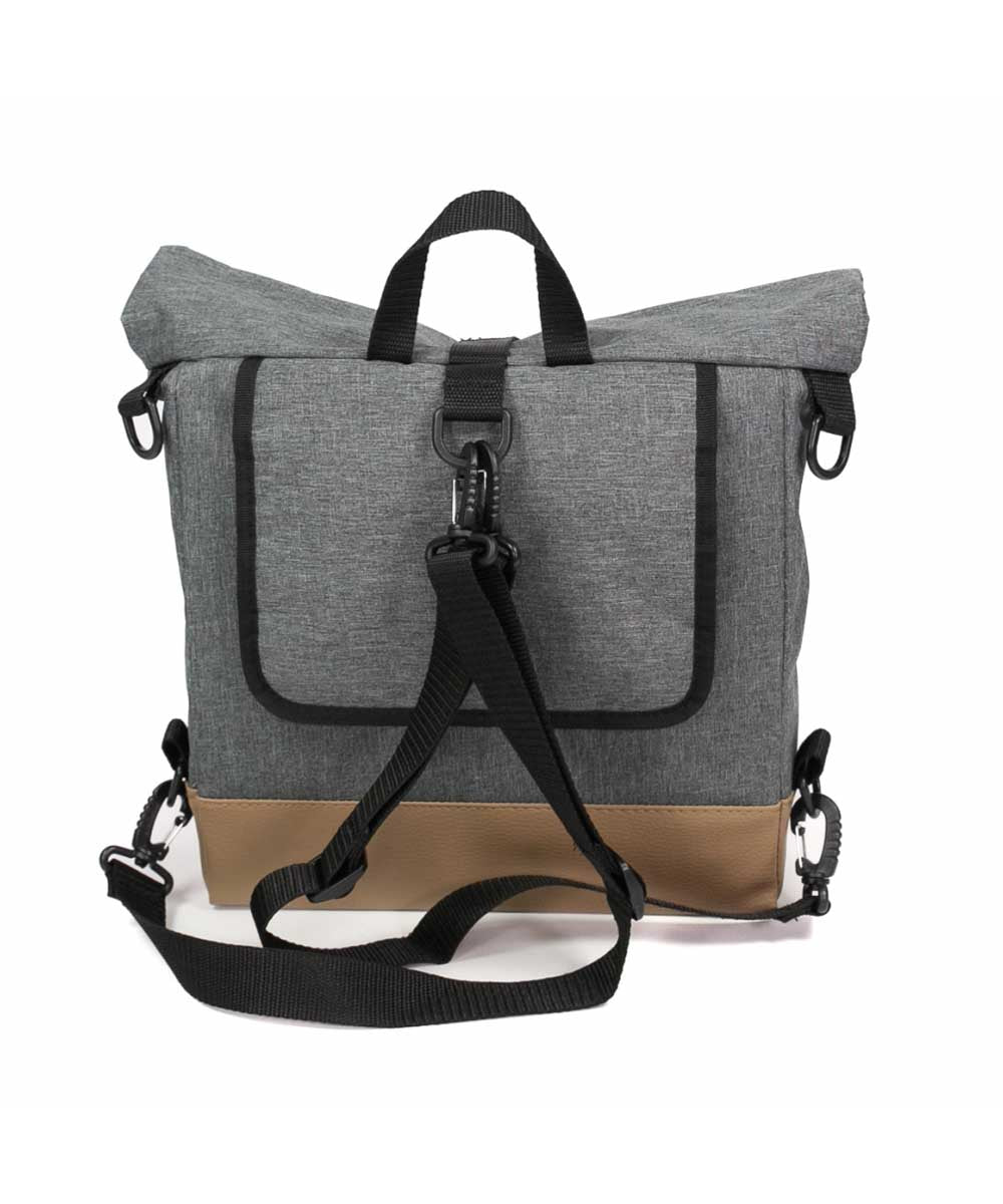 71245420_Haberland Rucksack-Lenkertasche Keep Rollin LKF426 X für KLICKfix-Adapter grau/ hellbraun/reflex