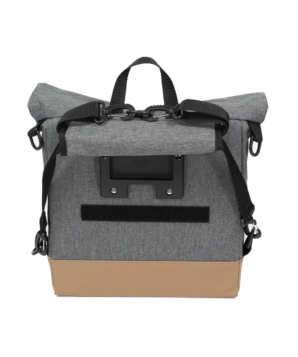 71245416_Haberland Rucksack-Lenkertasche Keep Rollin LKF426 A inkl. KLICKfix-Adapter grau/ hellbraun/reflex