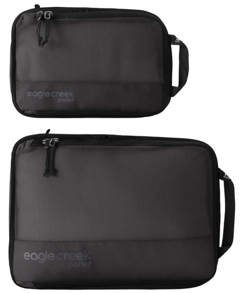 Eagle Creek Pack-It Reveal Compression Cube Packtaschen Set S/M black