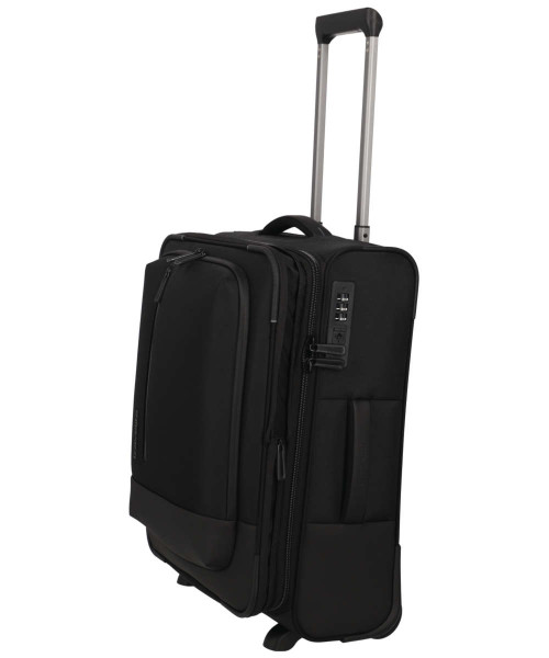 Travelite Crosslite 2-Rad Trolley S erweiterbar 54 cm schwarz