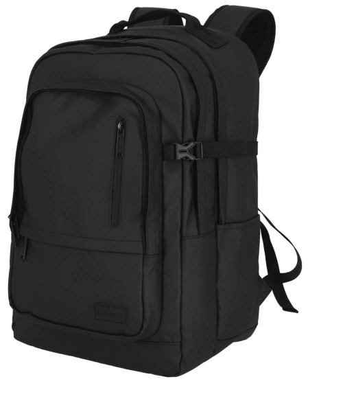 Travelite Basics Rucksack Plane 28 L Tagesrucksack mit Laptopfach schwarz