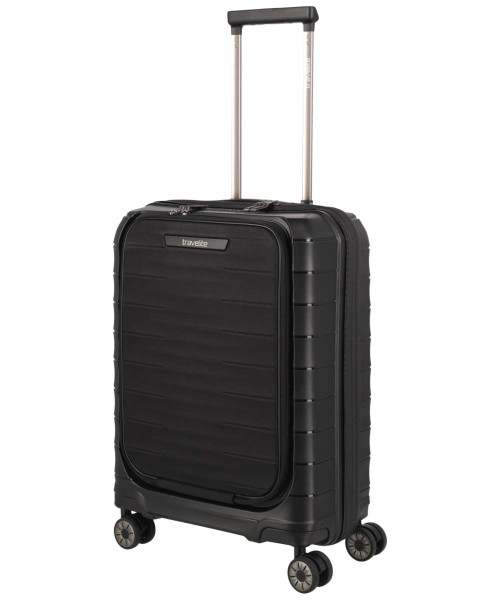 Travelite Mooby 4W Trolley S Vortasche 55 cm schwarz