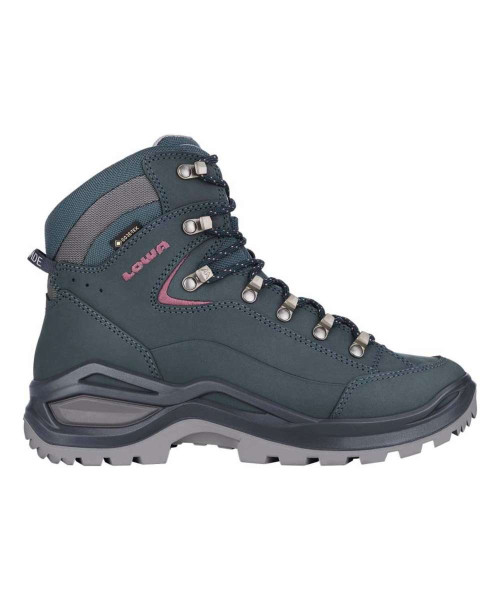 Lowa Renegade Evo GTX Mid Wanderschuhe Damen stahlblau/alt rosa