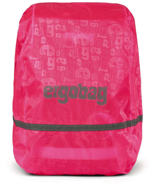 ergobag Regencape Regenhülle für Schulranzen pink