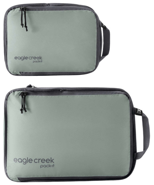 Eagle Creek Pack-It Isolate Compression Cube Packtaschen Set S/M Limited Edition storm grey