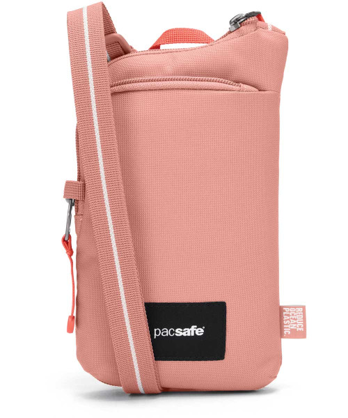 Pacsafe GO Tech Crossbody Anti-Diebstahl-Umhängetasche rose