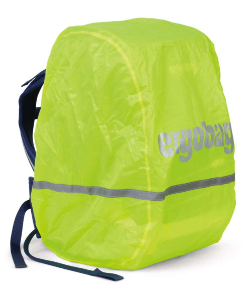 ergobag Regencape Regenhülle für Schulranzen gelb