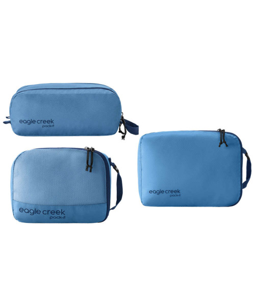 Eagle Creek Pack-It Overnight Packtaschen Set blue dawn