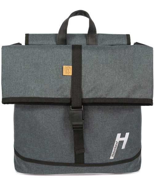 Haberland Einzeltasche Melan I 4 nature EKS796 anthrazit/reflex