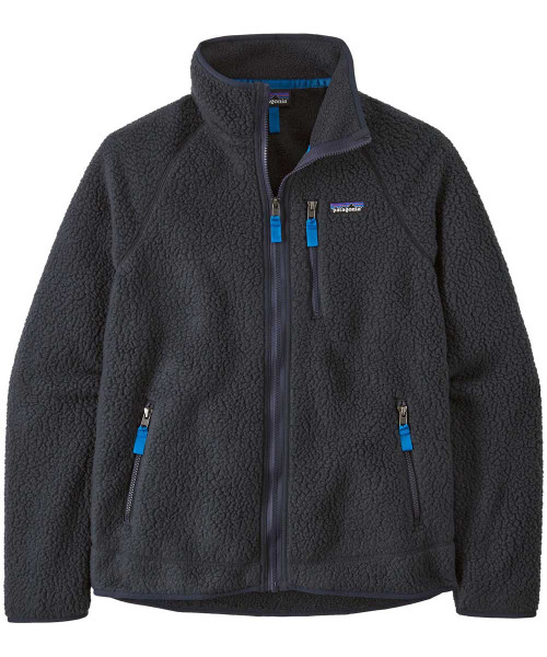 Patagonia Mens Retro Pile Jacket pitch blue w/endless blue