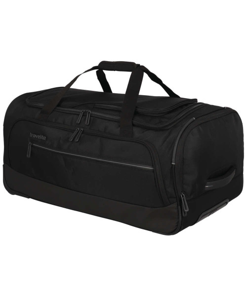 Travelite Crosslite Rollenreisetasche M 69 cm schwarz